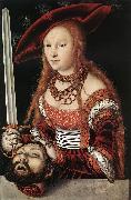 CRANACH, Lucas the Elder Judith with the Head of Holofernes dfg oil painting picture wholesale